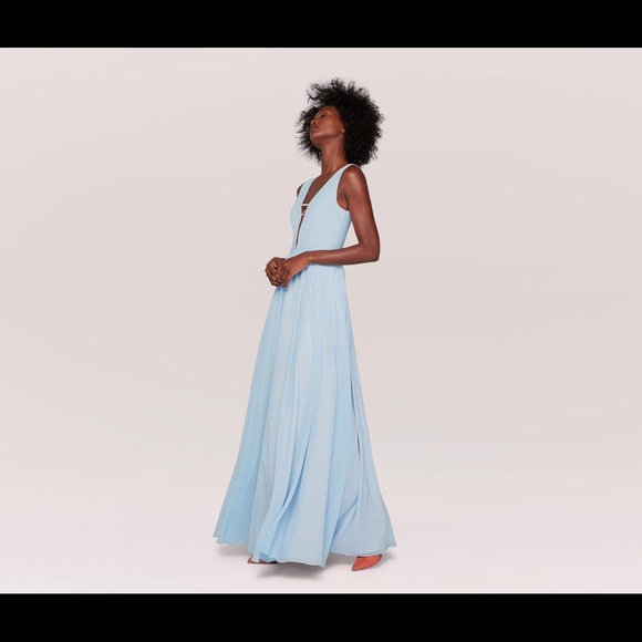 NWT [fame & partners] pale blue summer angel gown - Picture 9 of 10